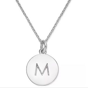 Kate Spade M Initial Pendant Necklace